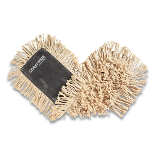 Coastwide Professional™ Cut-End Dust Mop Head, Economy, Cotton, 24 x 5, White