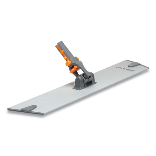 Wet/Dry Microfiber Mop Frame, 15.75" x 3.15", Aluminum/Plastic, Gray/Orange