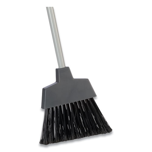 Image of Coastwide Professional™ Polypropylene Bristle Angled Broom, 51" Handle, Gray