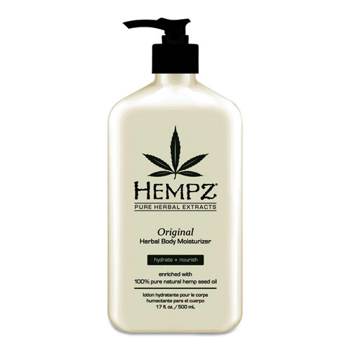 Hempz® Original Herbal Body Moisturizer, 17 oz Pump Bottle, Floral and Banana