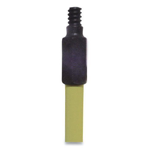 O'Dell® Broom Handle with Nylon Thread, Fiberglass, 60", Yellow