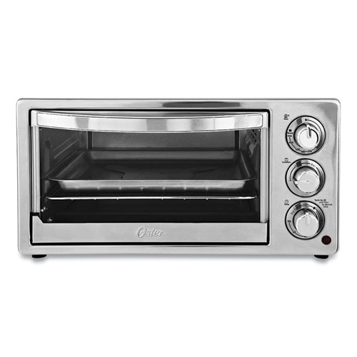 Oster Convection Toaster Oven 6 Slice 16.8 x 13.1 x 9 Stainless Steel Black