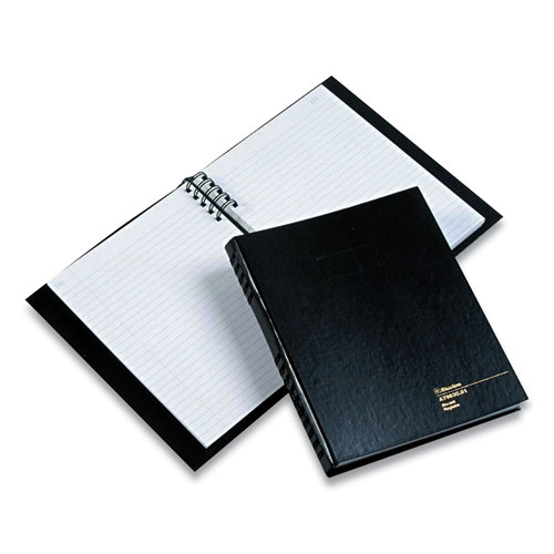 Image of Blueline® Accountpro Records Register Book, Black Cover, 9.5 X 6 Sheets, 300 Sheets/Book