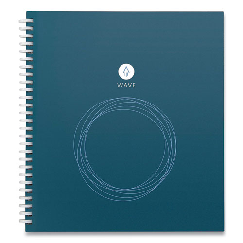 Rocketbook Core Smart Reusable Spiral Notebook, Gray, 8.5 x 11, Lined