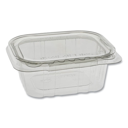 EARTHCHOICE TAMPER EVIDENT DELI CONTAINER, 12 OZ, 5.38 X 4.5 X 2.5, 1-COMPARTMENT, CLEAR, 304/CARTON