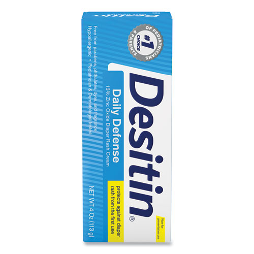 Image of Desitin® Daily Defense Baby Diaper Rash Cream With Zinc Oxide, 4 Oz Tube