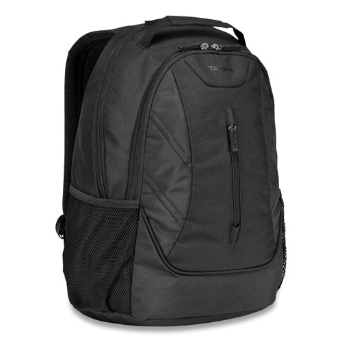 Ascend Backpack, 16", 12.5 x 7 x 18.6, Polyester, Black