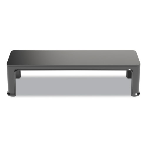Image of Plastic Desk Shelf, 26 x 7.2 x 6.6, Black