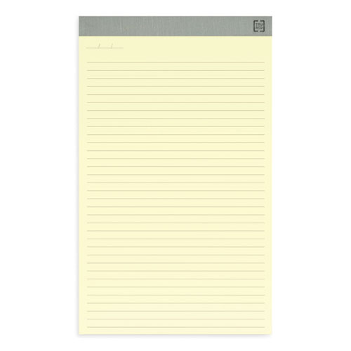 Image of Tru Red™ Notepads, Wide/Legal Rule, 50 Canary-Yellow 8.5 X 14 Sheets, 12/Pack