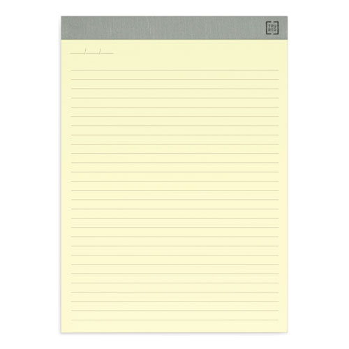 Image of Tru Red™ Notepads, Wide/Legal Rule, 50 Canary-Yellow 8.5 X 11.75 Sheets, 12/Pack