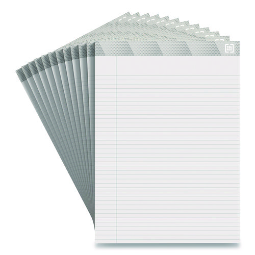 Notepads, Narrow Rule, 50 White 8.5 x 11.75 Sheets, 12/Pack