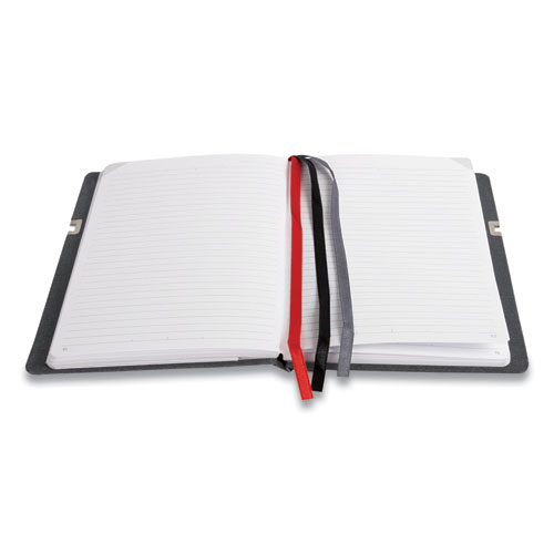 Image of Tru Red™ Large Mastery Journal With Pockets, 1-Subject, Narrow Rule, Charcoal/Red Cover, (192) 10 X 8 Sheets