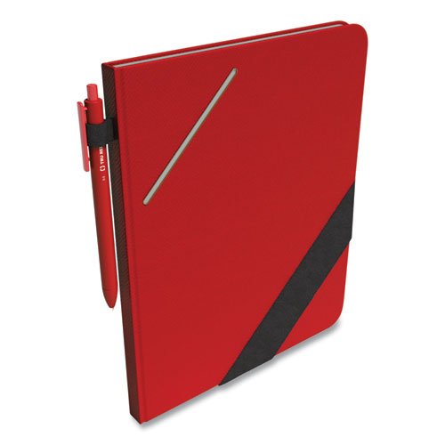 Large Starter Journal, 1-Subject, Narrow Rule, Red Cover, (192) 10 x 8 Sheets