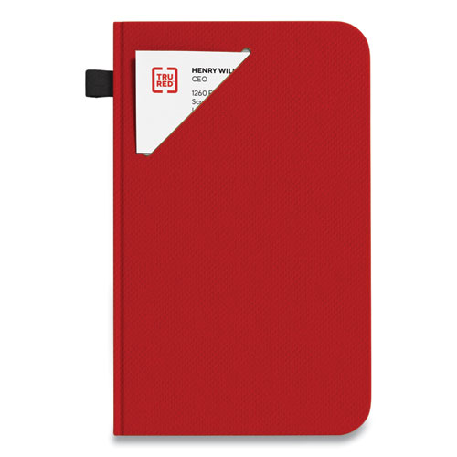 Tru Red™ Medium Starter Journal, 1-Subject, Narrow Rule, Red Cover, (192) 8 X 5 Sheets