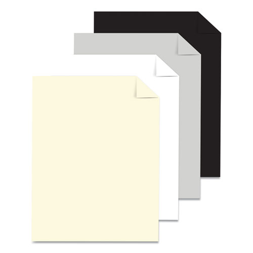 Color Cardstock - Classic Assortment, 65 lb Cover Weight, 8.5 x 11,  Assorted Classic Colors, 100/Pack