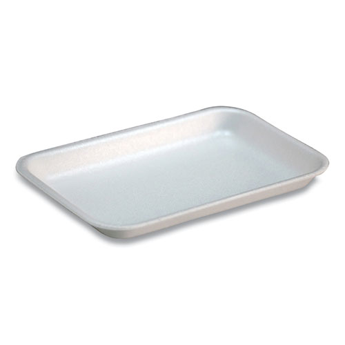 Supermarket Tray, #1014 Family Pack Tray, 13.88 x 9.88 x 1, White, Foam,  100/Carton