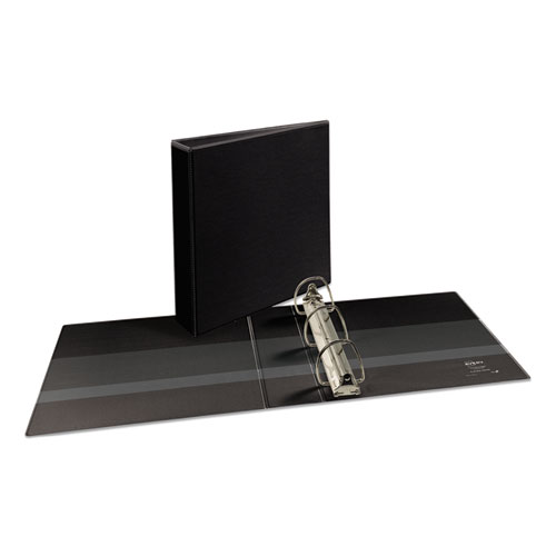 Image of Durable View Binder with DuraHinge and EZD Rings, 3 Rings, 2" Capacity, 11 x 8.5, Black, (9500)