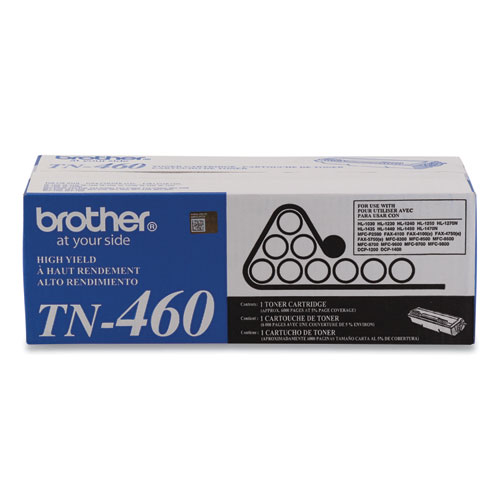 Image of TN460 High-Yield Toner, 6,000 Page-Yield, Black