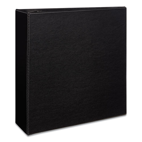DURABLE NON-VIEW BINDER WITH DURAHINGE AND EZD RINGS, 3 RINGS, 4" CAPACITY, 11 X 8.5, BLACK, (7801)