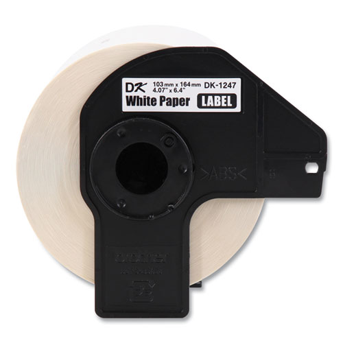 Image of Brother Die-Cut Shipping Labels, 4.07 X 6.4, White, 180 Labels/Roll, 3 Rolls/Pack