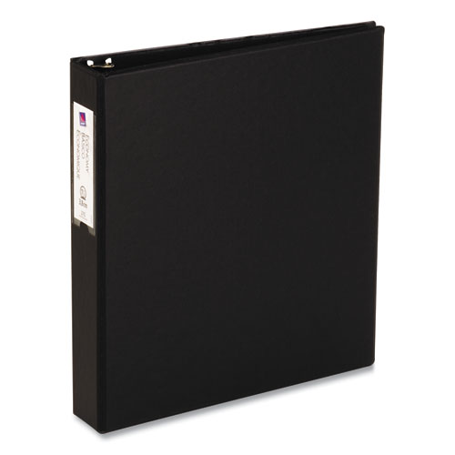 Image of Avery® Economy Non-View Binder With Round Rings, 3 Rings, 1.5" Capacity, 11 X 8.5, Black, (4401)