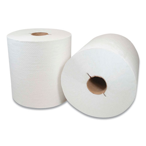 Morcon Tissue Morsoft Controlled Towels, I-Notch, 1-Ply, 7.5" X 800 Ft, White, 6 Rolls/Carton