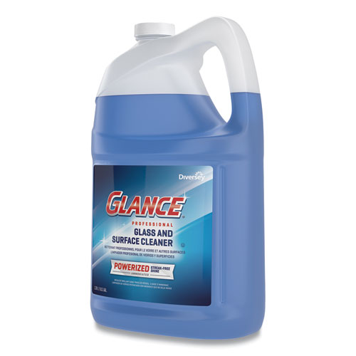 Glance Powerized Glass & Surface Cleaner, Liquid, 1 Gal