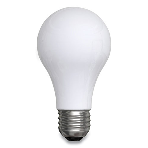 Image of Classic LED Non-Dim A19 Light Bulb, 8 W, Daylight, 4/Pack