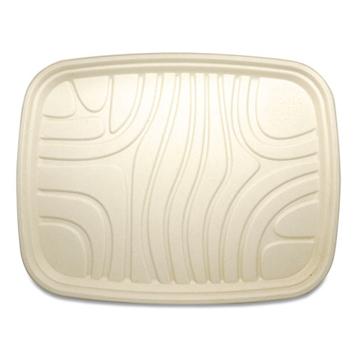 World Centric® Fiber Trays, 1-Compartment, 8.3 x 4.9 x 0.7, Natural, Paper, 500/Carton
