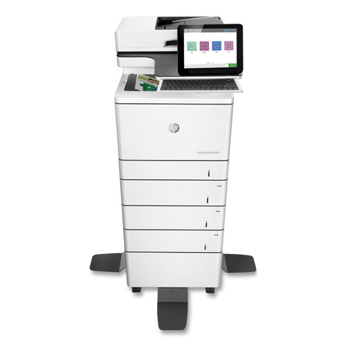 Image of Hp Laserjet Enterprise Flow Mfp M578C Multifunction Printer, Copy/Fax/Print/Scan