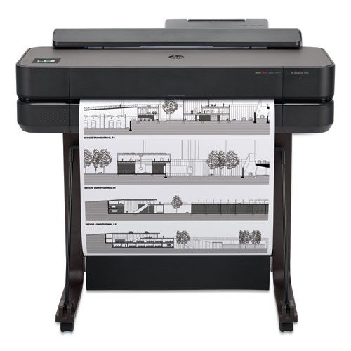 Image of Hp Designjet T630 24" Large-Format Wireless Plotter Printer