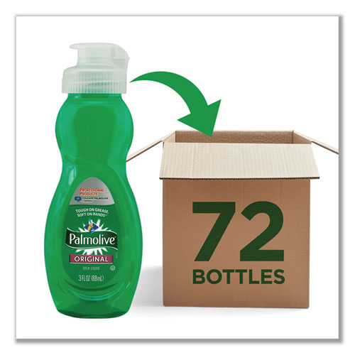 Image of Palmolive® Dishwashing Liquid, Original Scent, 3 Oz Bottle, 72/Carton