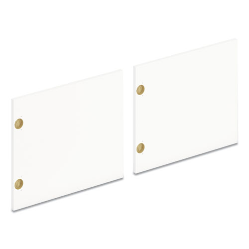Mod Laminate Doors for 72"W Mod Desk Hutch, 17.87 x 14.83, Simply White, 2/Carton