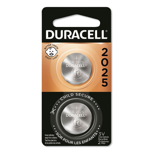 Lithium Coin Battery, 2025, 2/Pack