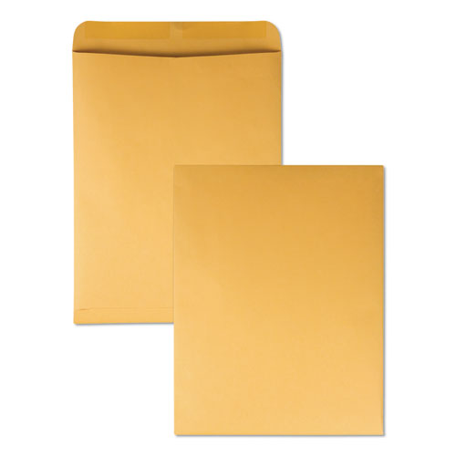 Universal Kraft Clasp Envelope, #10 1/2, Square Flap, Clasp/Gummed Closure, 9 x 12, Brown Kraft, 100/Box