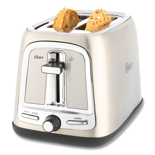 Toaster 2 Slice, Projection Stainless Steel Toasters with Bagel