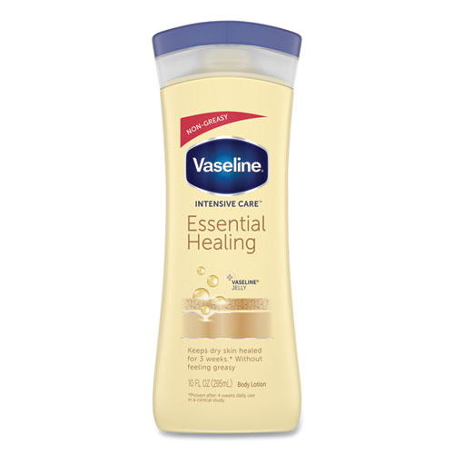 Vaseline® Intensive Care Essential Healing Body Lotion with Vitamin E, 10 oz, 6/Carton