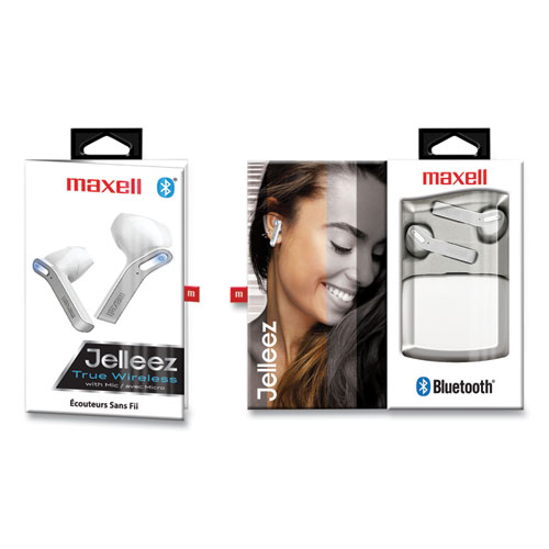 Image of Maxell® Jelleez True Wireless Earbuds, White