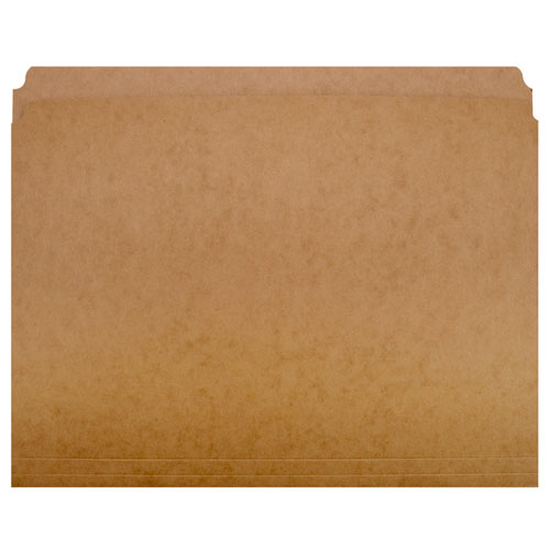 7530002223443 SKILCRAFT Paperboard File Folder, Straight Tabs, Letter Size, 0.75" Expansion, Brown, 100/Box
