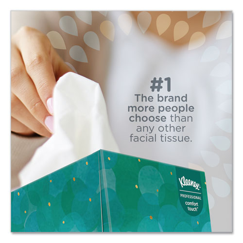 Image of Kleenex® Boutique White Facial Tissue For Business, Pop-Up Box, 2-Ply, 95 Sheets/Box, 6 Boxes/Pack