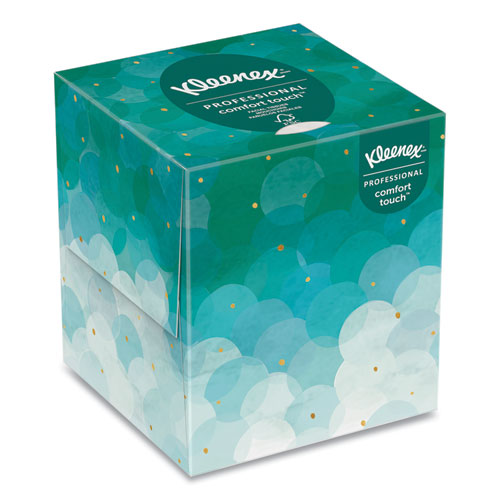 Image of Kleenex® Boutique White Facial Tissue For Business, Pop-Up Box, 2-Ply, 95 Sheets/Box, 6 Boxes/Pack