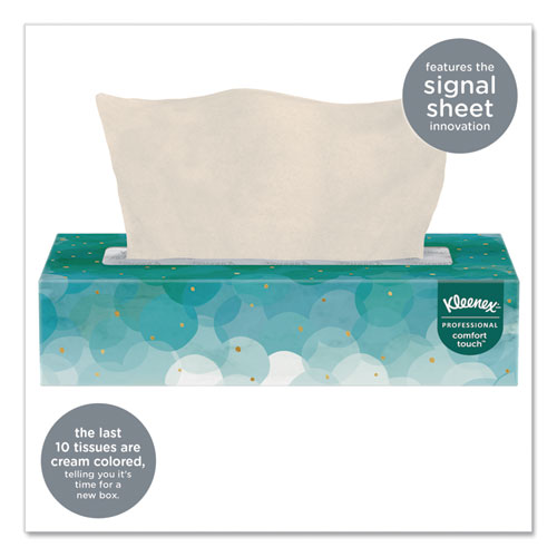 White Facial Tissue for Business, 2-Ply, White, 100 Sheets/Box, 10 Boxes/Bundle, 6 Bundles/Carton