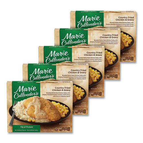 Image of Marie Callender'S® Country Fried Chicken And Gravy, 13.1 Oz Bowl, 5/Pack, Ships In 1-3 Business Days