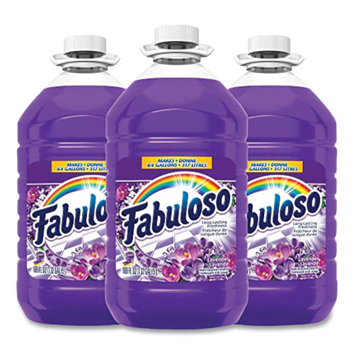 Fabuloso® Multi-use Cleaner, Lavender Scent, 169 oz Bottle, 3 per Carton