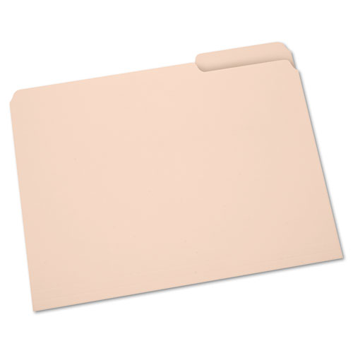 7530002822507 SKILCRAFT Manila File Folder, 1/3-Cut Tabs, Letter Size, 100/Box