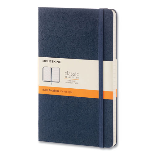 Classic Collection Hard Cover Notebook, 1-Subject, Dotted Rule, Sapphire Blue Cover, (240) 8.25 x 5 Sheets