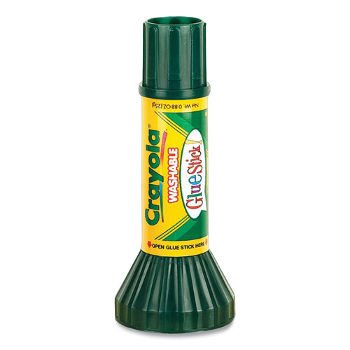 Image of Crayola® Washable Glue Stick, 0.35 Oz, Dries Clear, Dozen