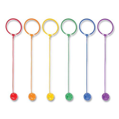 Image of Champion Sports Swing Ball Set, 5.5" Diameter, Assorted Colors, 6/Set
