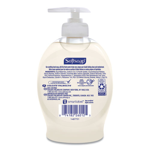 Moisturizing Hand Soap, Aloe, 7.5 oz Bottle, 6/Carton