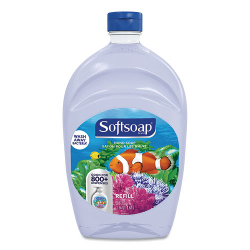 Image of Liquid Hand Soap Refills, Fresh, 50 oz, 6/Carton